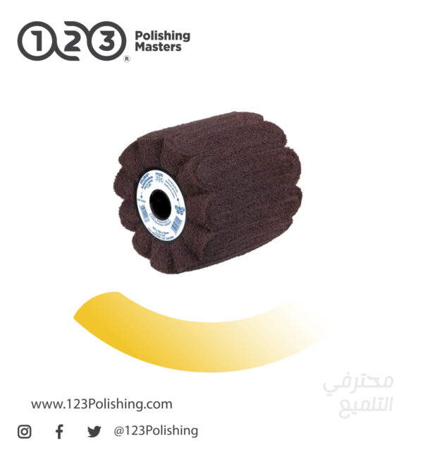 Corrugated Fleece Sanding/Grinding Cylinder – For Seamless Satin Finishes on Stainless Steel