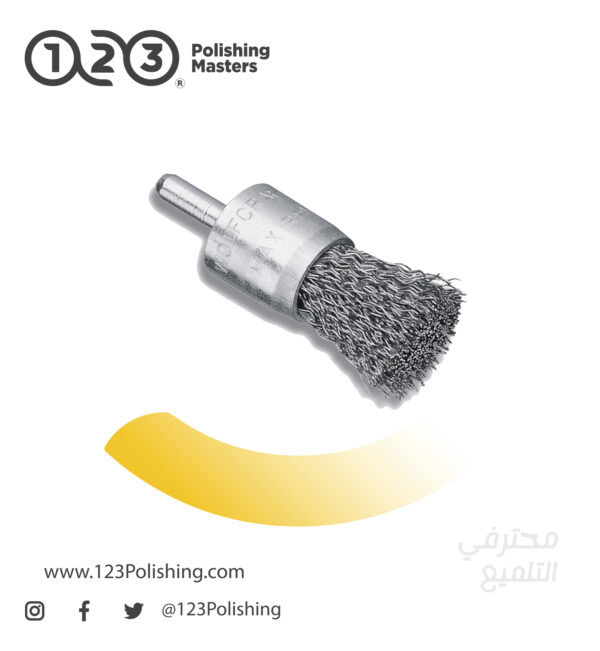 Wire Brush Wheel for Drill, Wire Brush for Drill Crimped End Wire Brushes - Image 5