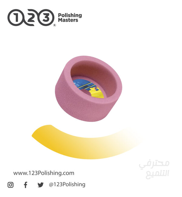 Pink Aluminum Oxide Cup Abrasive Wheels