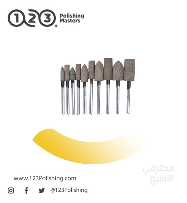 Brown Mounted Point Grinding Stone Head Wheel