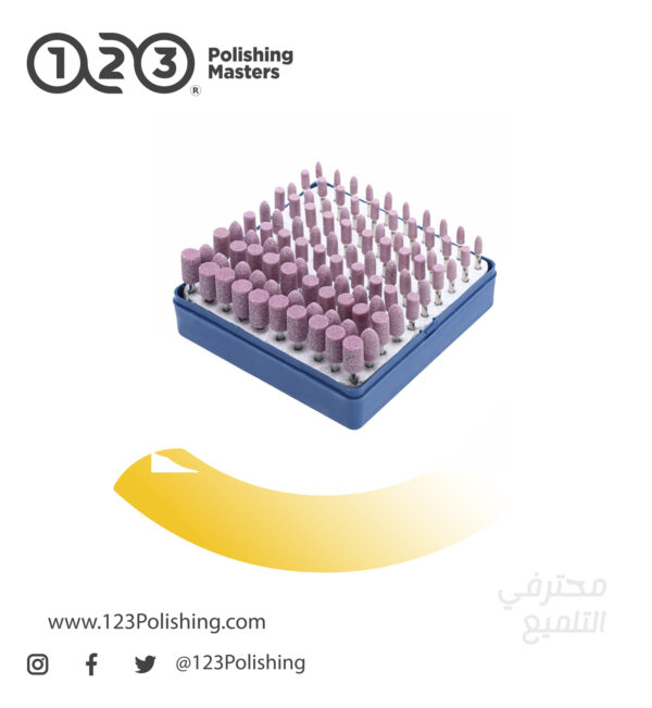 Pink Aluminum Oxide Mounted Grinding Point - Image 3