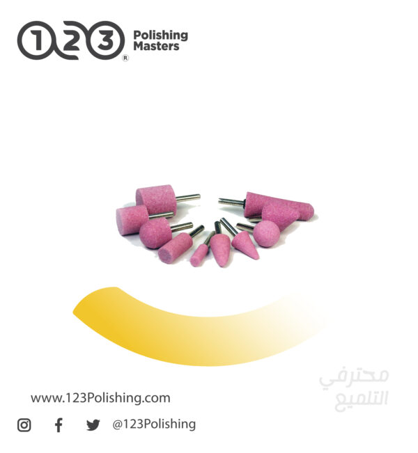 Pink Aluminum Oxide Mounted Grinding Point