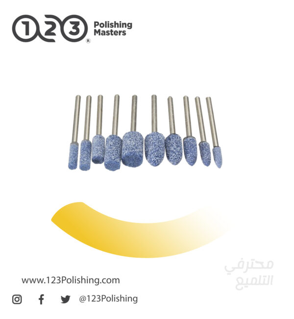 Blue Mounted Point Grinding Stone Head Wheel