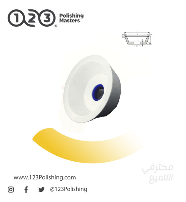 White Aluminum Oxide Taper Cup Grinding Wheels