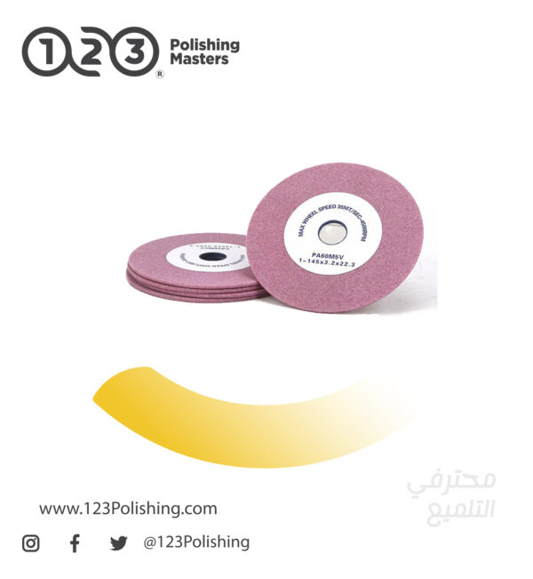 Pink Aluminum Oxide Grinding Wheel - Image 3