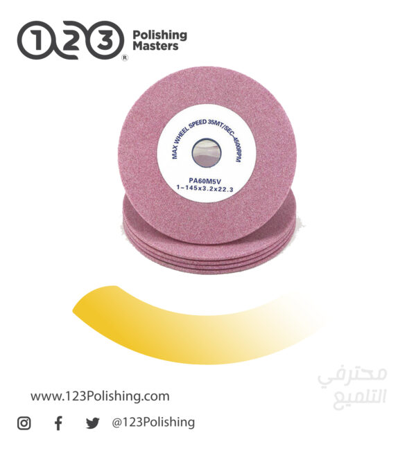 Pink Aluminum Oxide Grinding Wheel - Image 1
