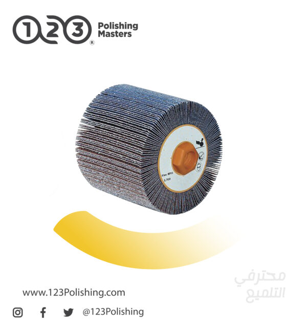 Flap Drums Silver Aluminum Oxide – Compatible with Angle Grinder - Image 3