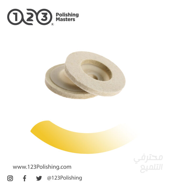 Non-Woven Flap Wheel Buffing, White - Image 1