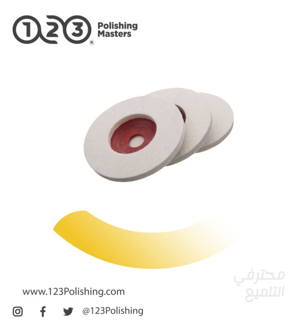 Non-Woven Flap Wheel Buffing, White